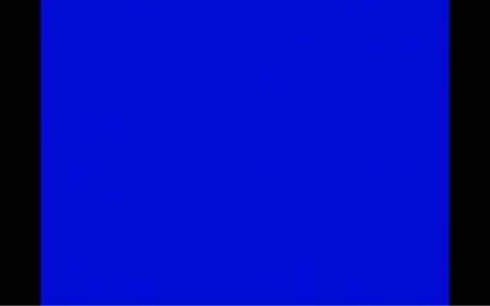 The entire image is a royal blue block colour.